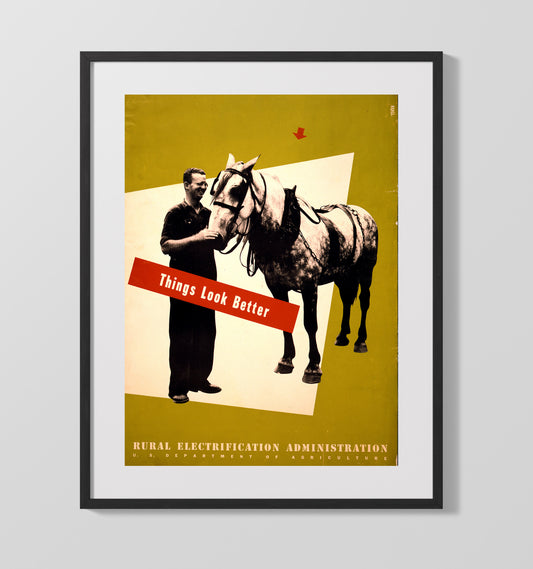 REA Things Look Better - WPA - 16x20 Gallery Frame