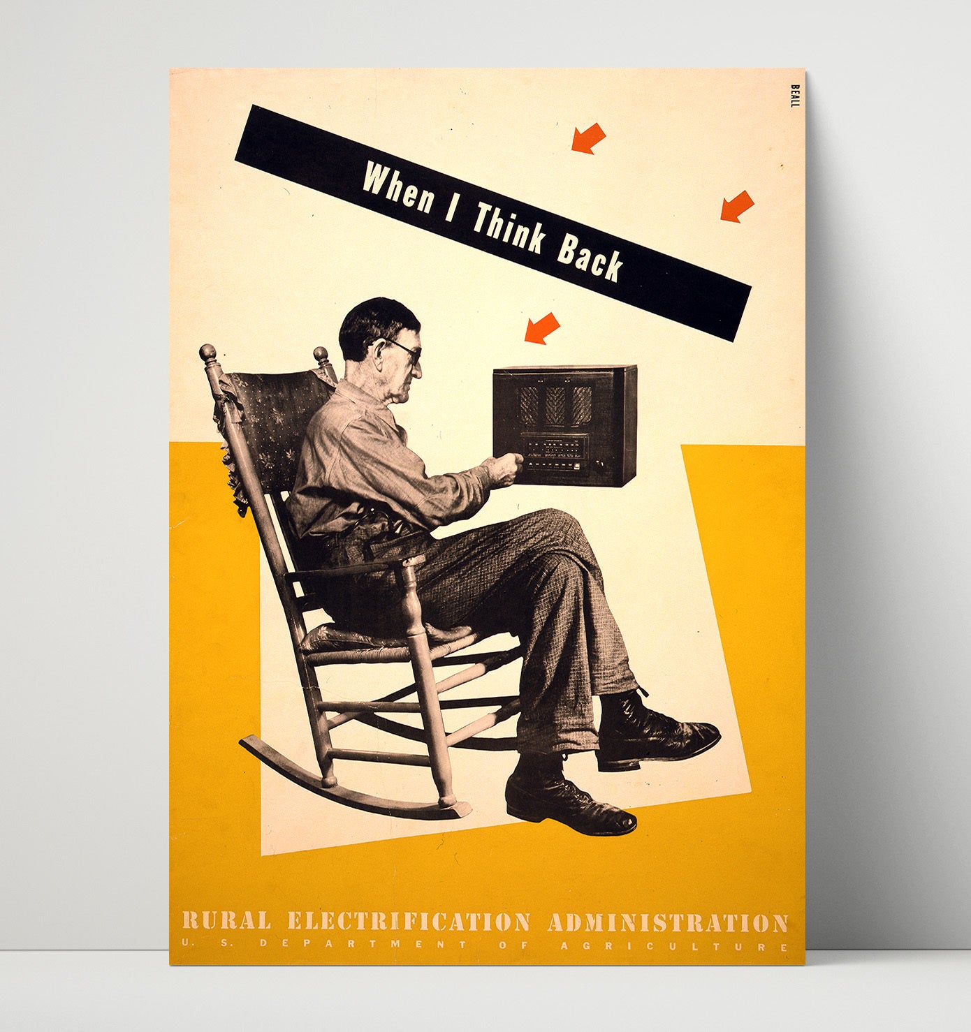 Rural Electrification Vintage WPA Wall Art - 16x20 Unframed Print