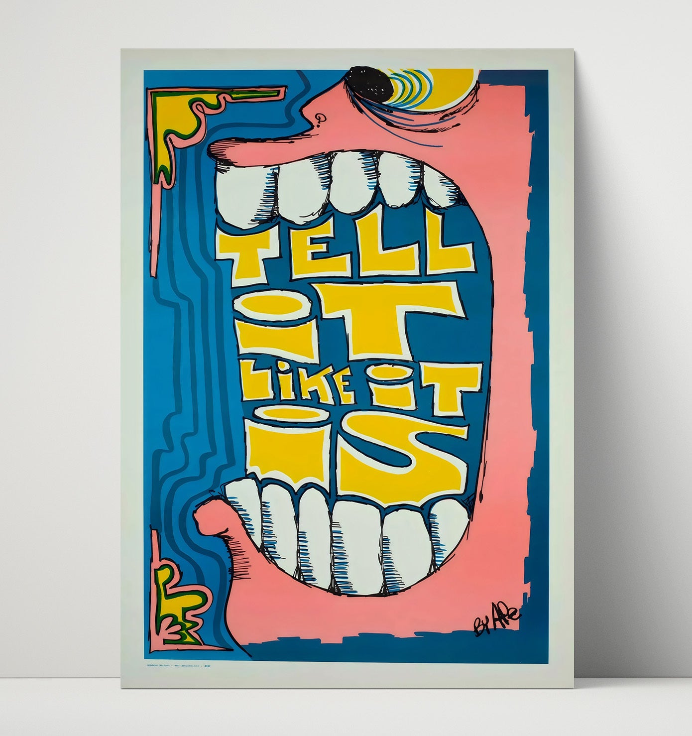 Tell It Like It Is - Loud Truth Vintage WPA Wall Art - 16x20 Unframed Print