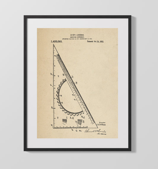 Computing Instrument - 1922 Patent - 16x20 Gallery Frame