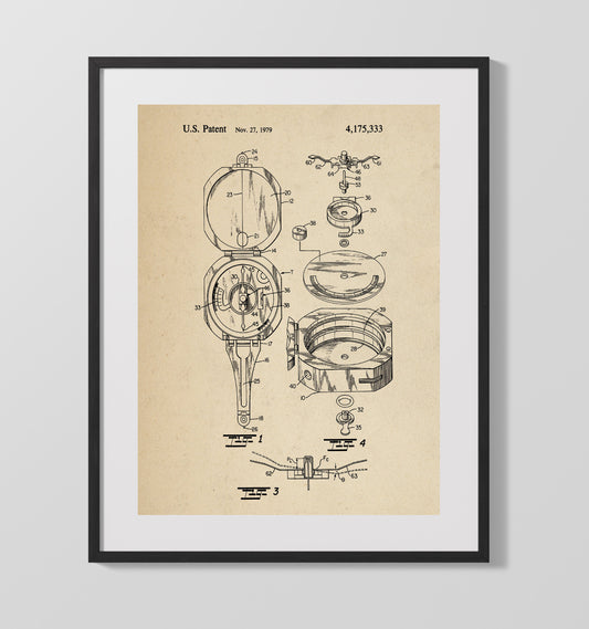 Fishing Reel - 1979 Patent - 16x20 Gallery Frame
