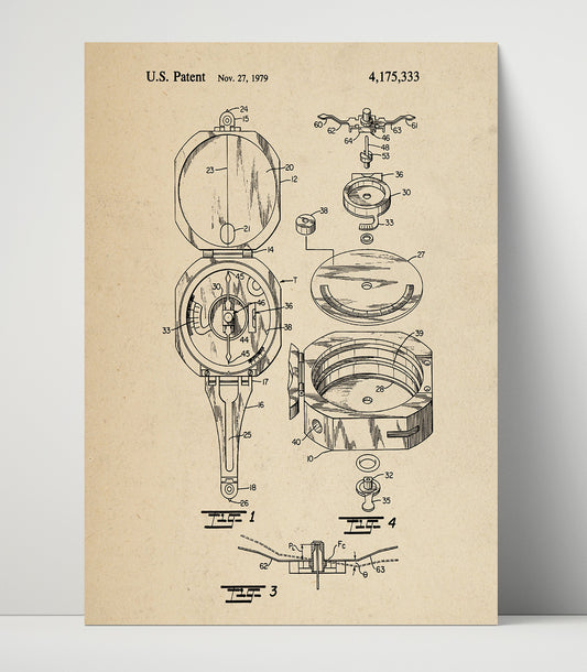Fishing Reel - 1979 Patent - 16x20 Unframed Print