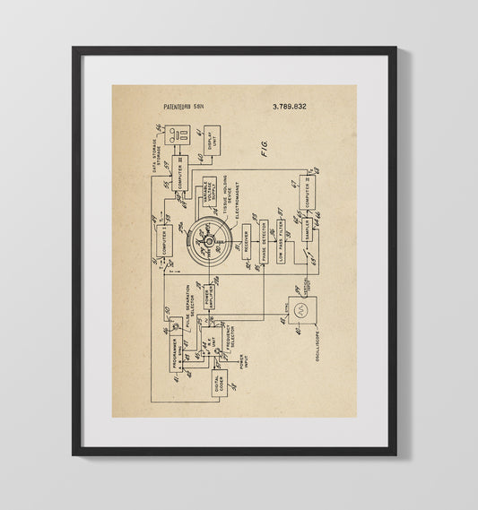 Magnetic Resonance Imaging System - 1974 Patent - 16x20 Gallery Frame