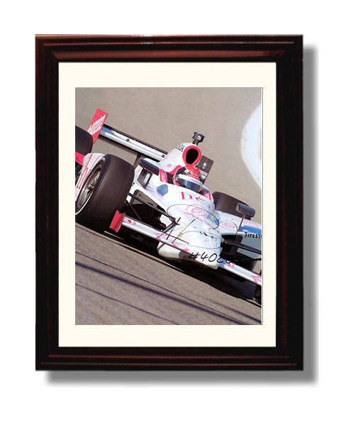 Alex Lloyd - IndyCar Race Car Action Racing Wall Art 8x10 Beveled Frame wall art print – Racing Wall Art decor