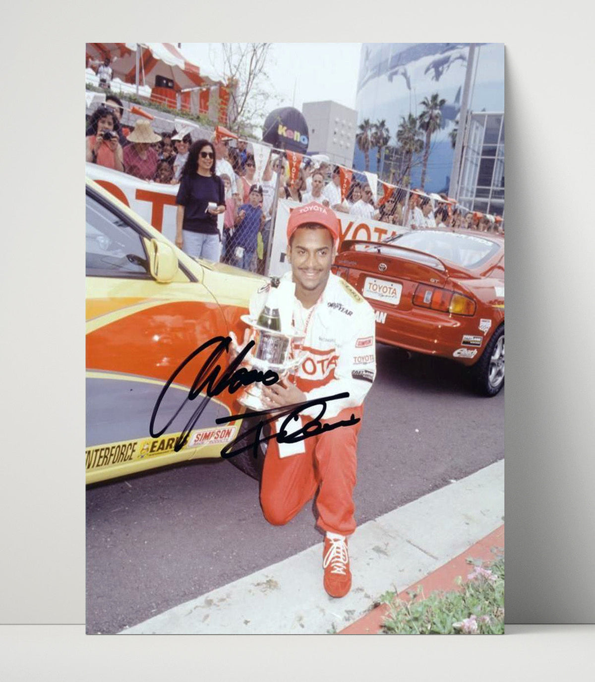 Alfonso Ribeiro - Toyota Grand Prix Celebrity Race - Gallery Frame racing wall art