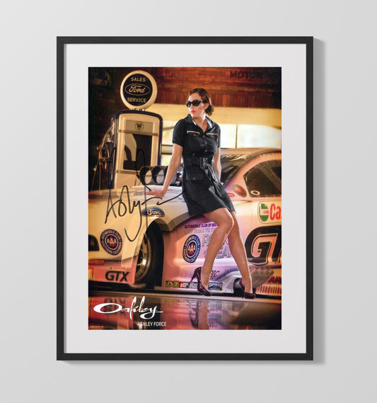 Ashley Force - Oakley Ford Funny Car Promo - Canvas racing wall art