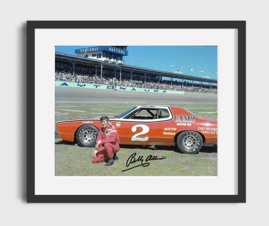Bobby Allison at Daytona Speedway - Canvas racing wall art