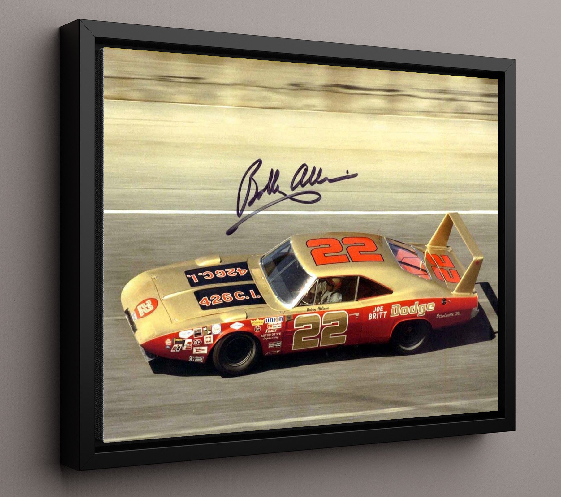 Bobby Allison - Dodge No. 22 - Unframed Print racing wall art