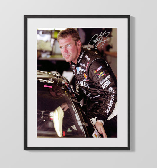 Clint Bowyer Jack Daniel's NASCAR Driver - Canvas racing wall art