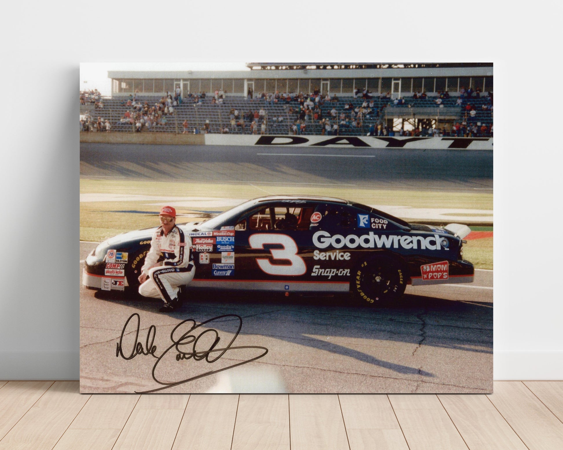 Dale Earnhardt Goodwrench Chevrolet No. 3 - Gallery Frame racing wall art