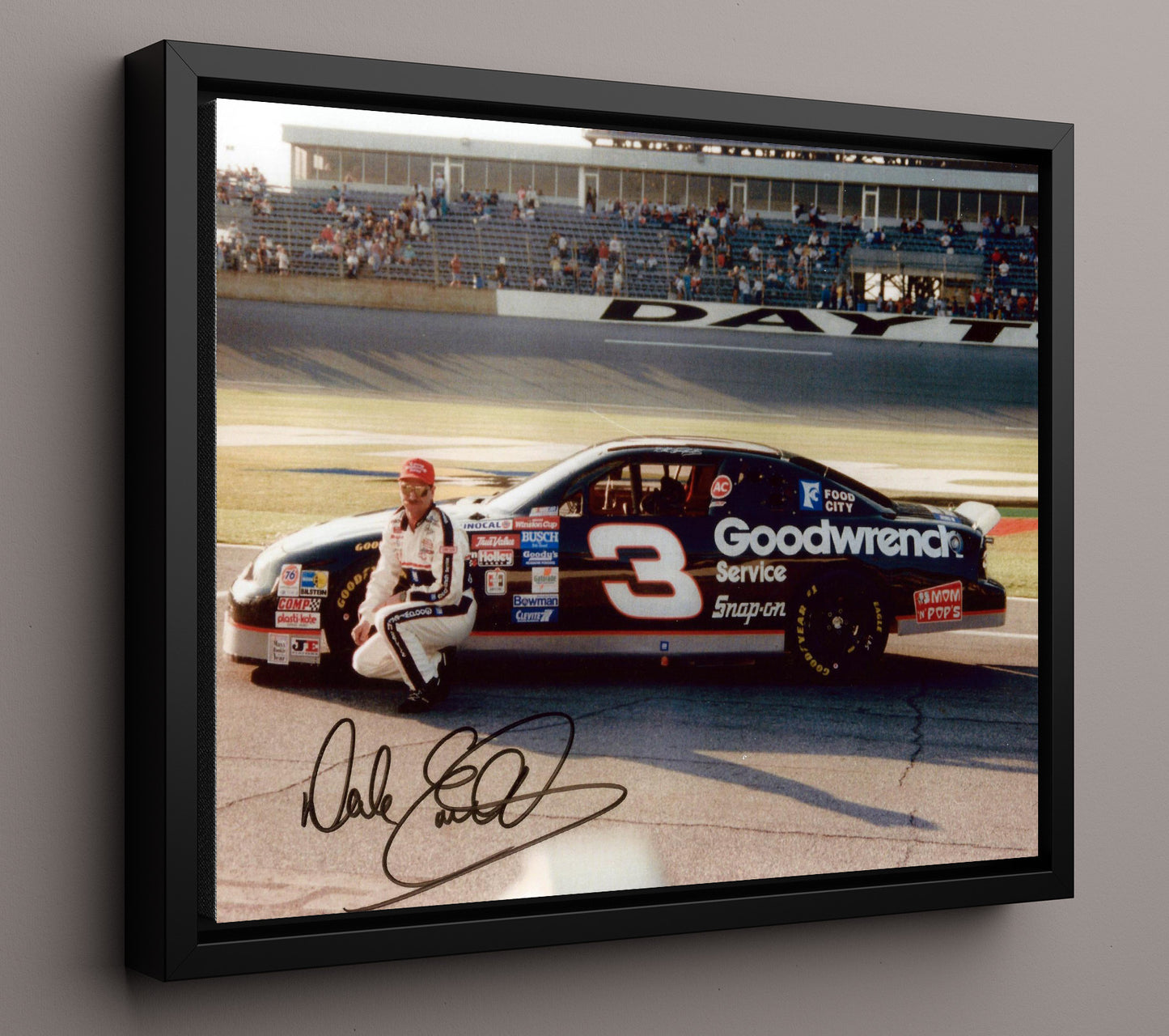 Dale Earnhardt Goodwrench Chevrolet No. 3 - Unframed Print racing wall art