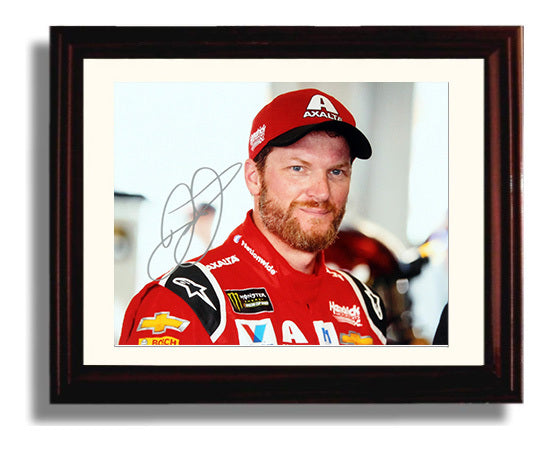 Dale Earnhardt Jr - Axalta Racing Portrait Racing Wall Art 8x10 Beveled Frame wall art print – Racing Wall Art decor