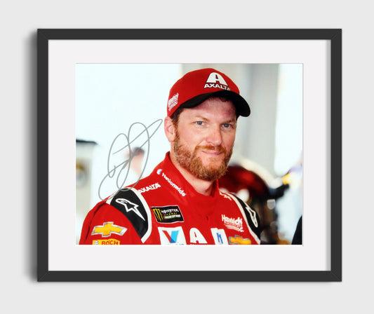 Dale Earnhardt Jr Axalta Racing Driver - Canvas racing wall art