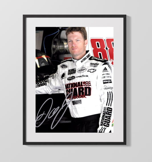 Dale Earnhardt Jr National Guard NASCAR Driver - Canvas racing wall art
