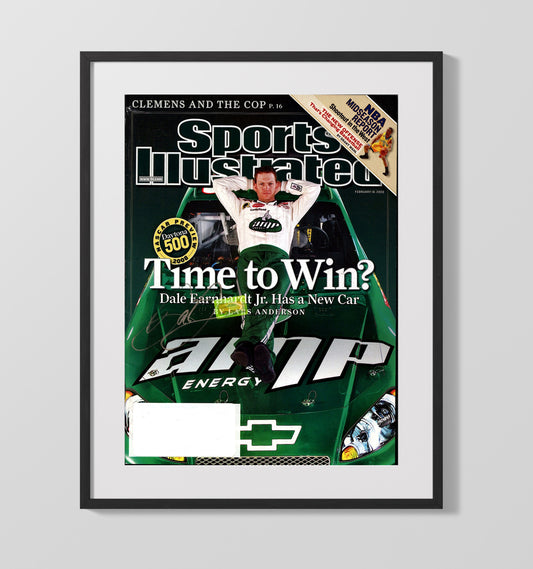 Dale Earnhardt Jr - Time to Win SI Cover - Canvas racing wall art
