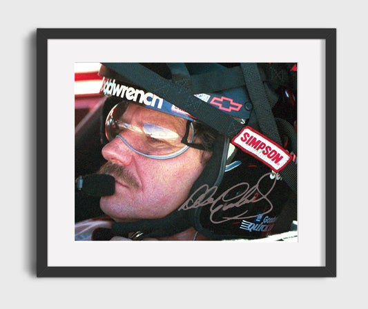 Dale Earnhardt Sr - Goodwrench Helmet Close Up - Canvas racing wall art