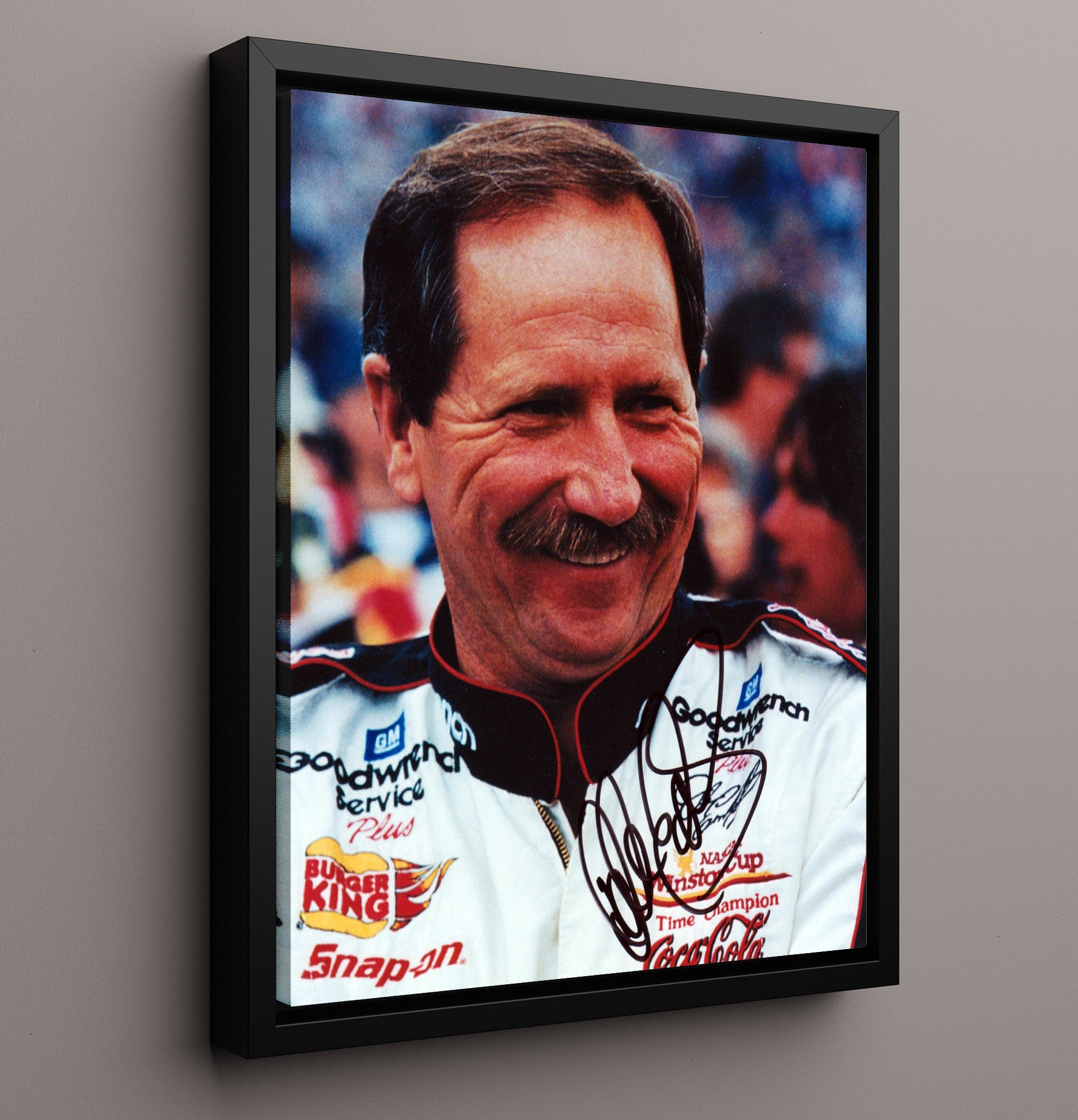 Dale Earnhardt Sr Goodwrench Driver - Unframed Print racing wall art