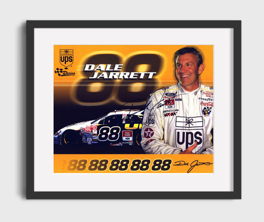 Dale Jarrett - UPS Ford No. 88 - Canvas racing wall art