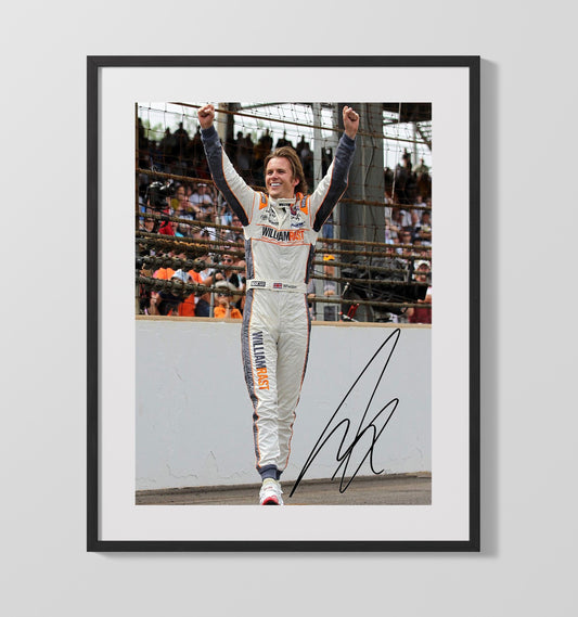 Dan Wheldon - IndyCar Champion Victory Lane - Canvas racing wall art