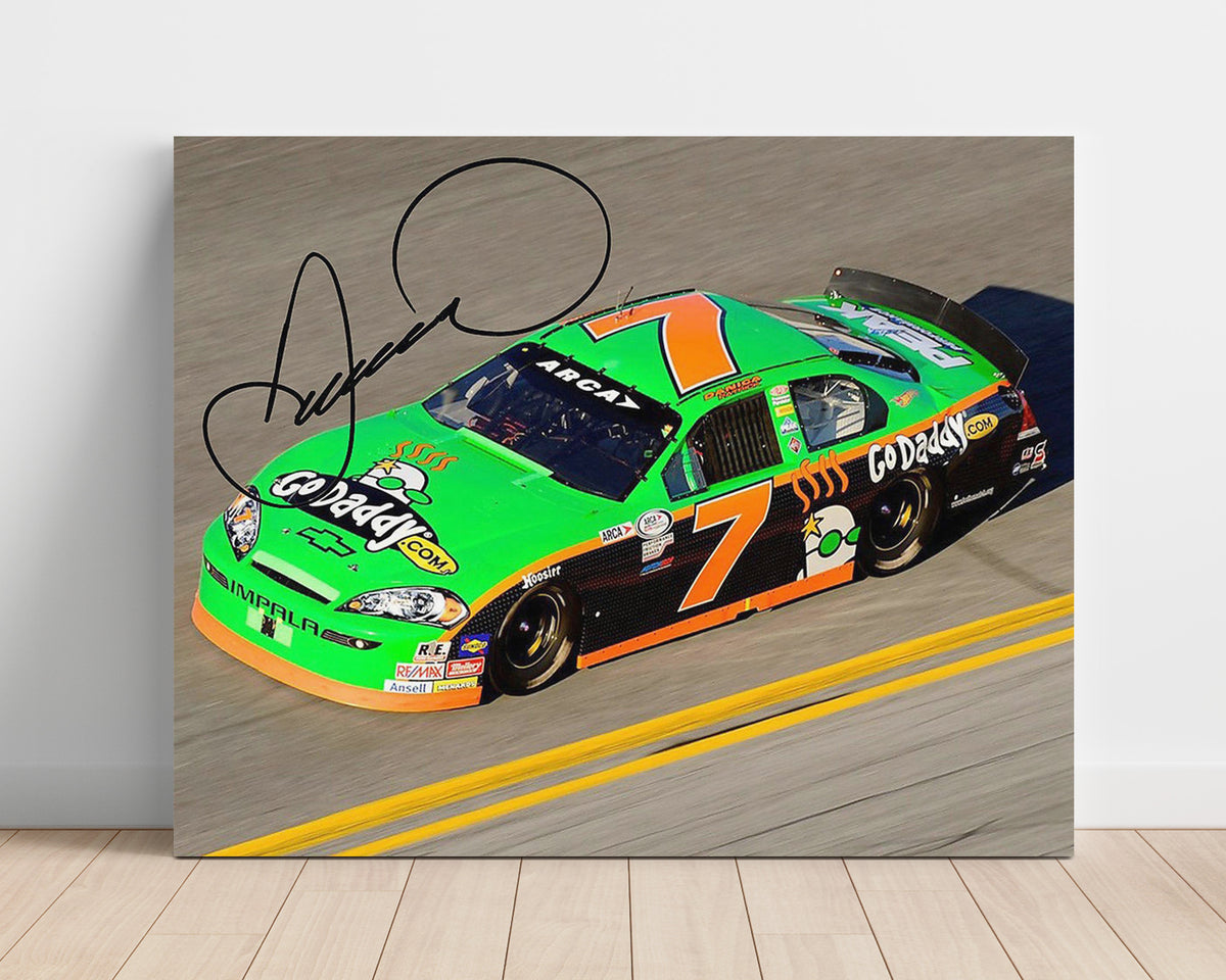 Danica Patrick - GoDaddy No. 7 Car - Gallery Frame racing wall art
