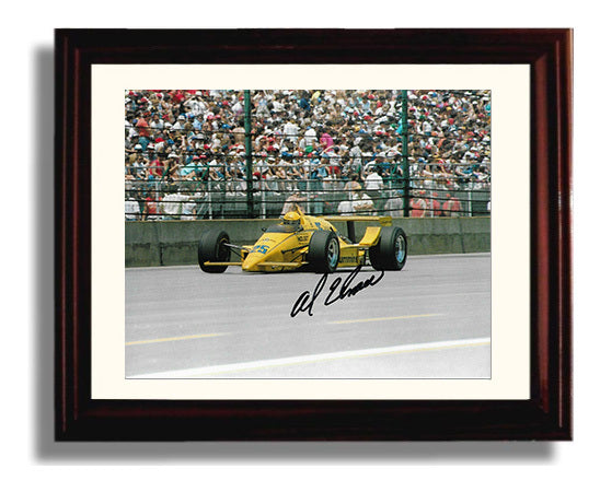 IndyCar - Al Unser Indianapolis 500 Car No 25 Racing Wall Art 8x10 Beveled Frame wall art print – Racing Wall Art decor