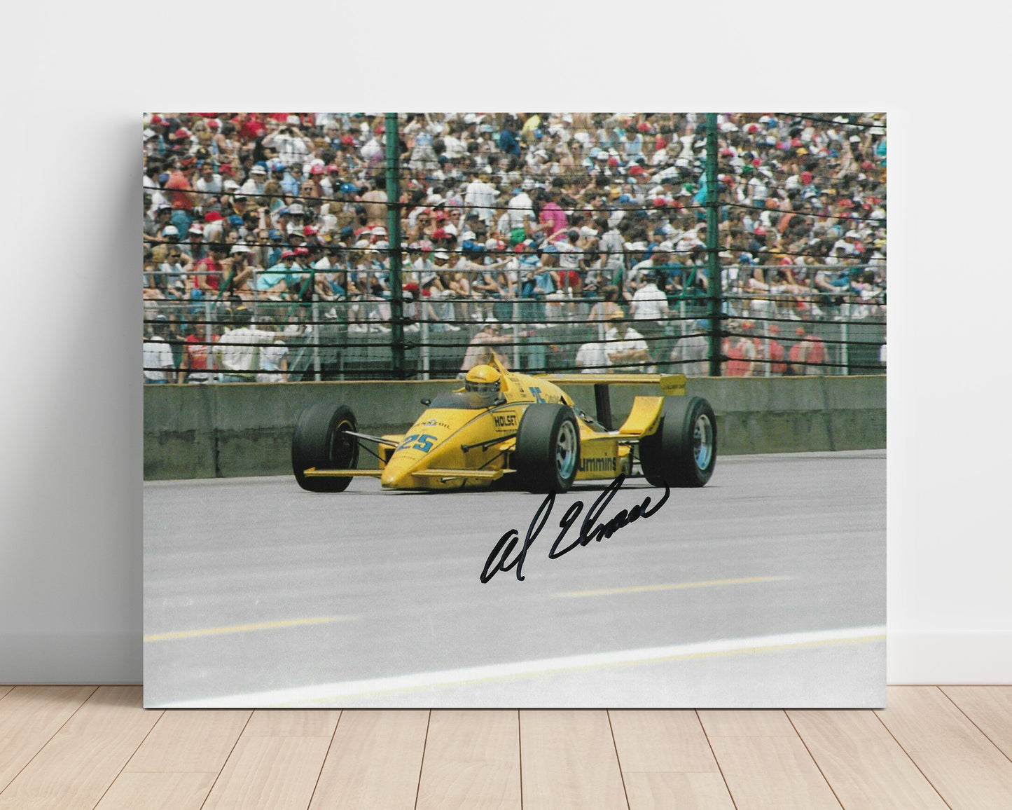 IndyCar - Al Unser Indianapolis 500 Car No 25 Racing Wall Art 16x20 Unframed Print wall art print – Racing Wall Art decor