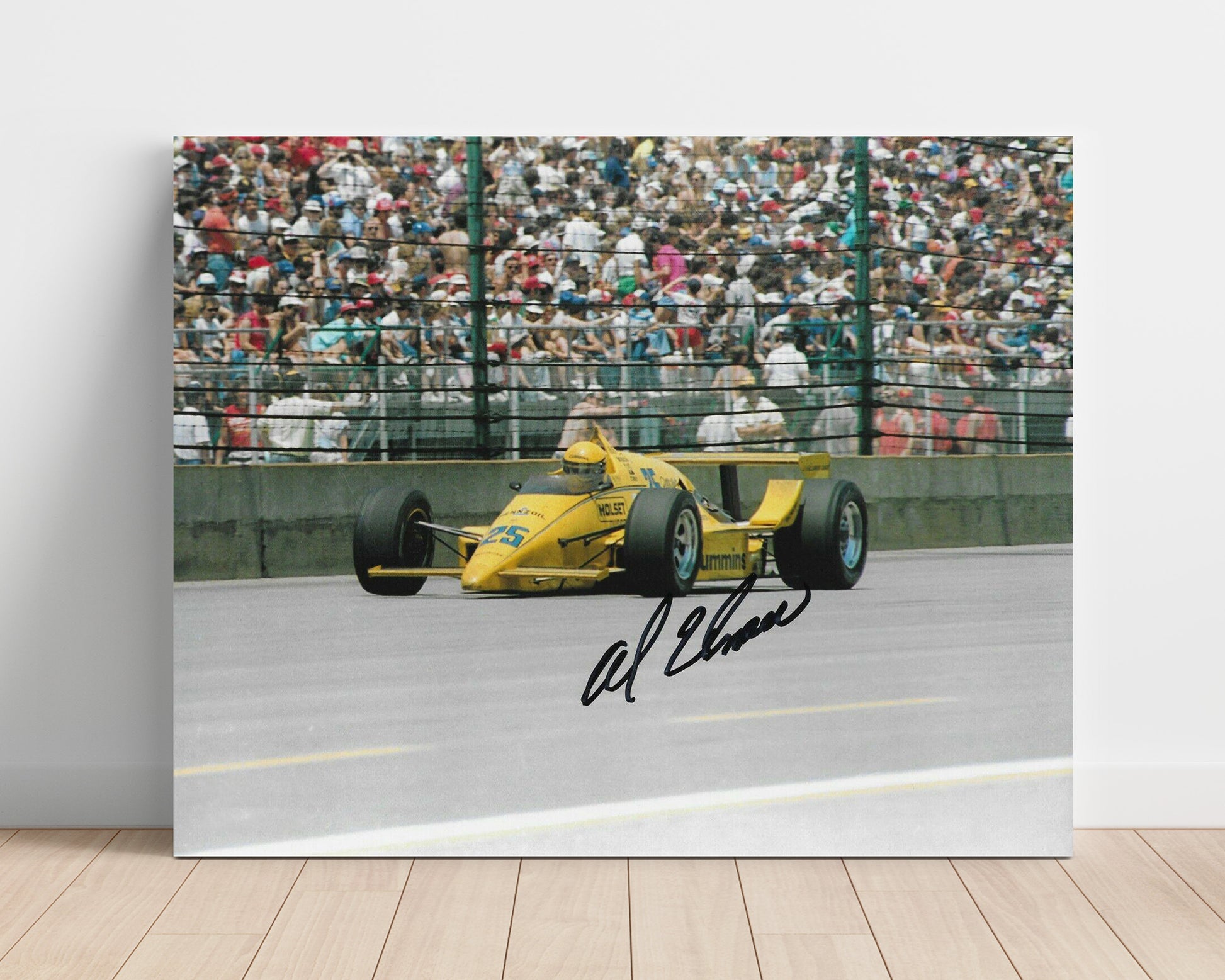 IndyCar - Al Unser Indianapolis 500 Car No 25 Racing Wall Art 16x20 Unframed Print wall art print – Racing Wall Art decor