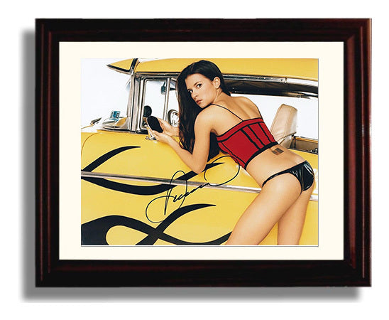IndyCar - Danica Patrick American Flag Helmet Portrait Racing Wall Art 8x10 Beveled Frame wall art print – Racing Wall Art decor