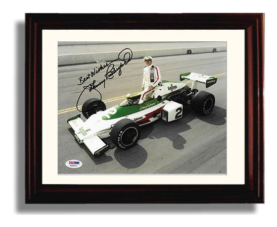 IndyCar - Johnny Rutherford Indianapolis 500 McLaren Racing Wall Art 8x10 Beveled Frame wall art print – Racing Wall Art decor