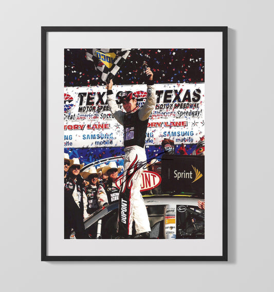 Jeff Gordon - Dupont Texas Victory Lane - Canvas racing wall art