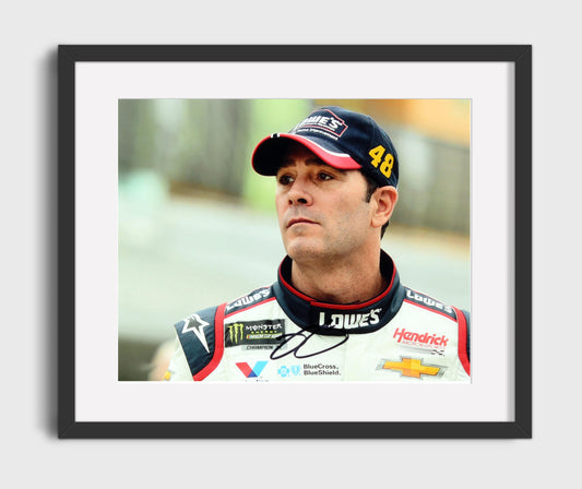 Jimmie Johnson Hendrick Motorsports Driver - Canvas racing wall art