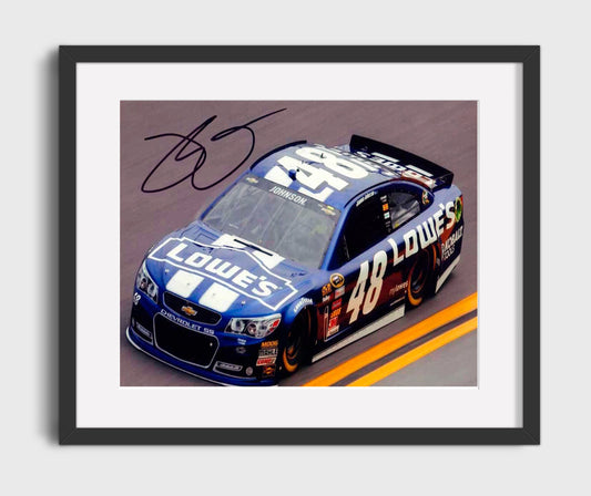 Jimmie Johnson - Lowe's Car - Canvas racing wall art