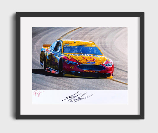 Joey Logano - Team Penske Shell Pennzoil No. 22 - Canvas racing wall art