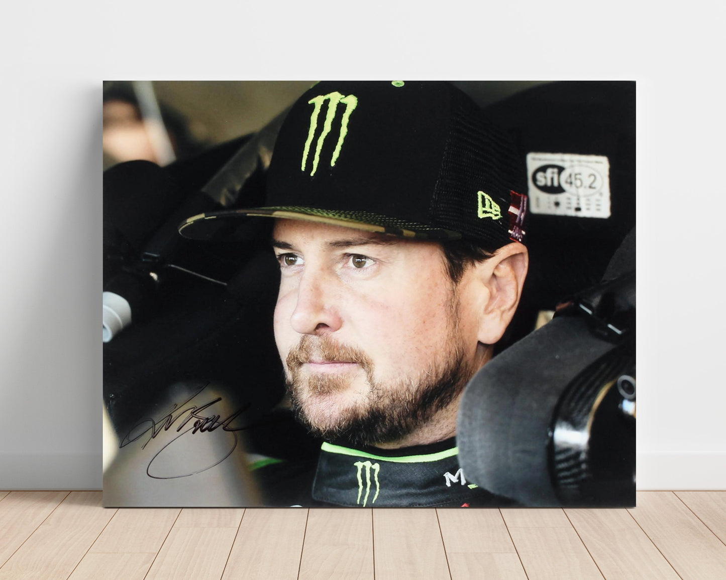 Kurt Busch - Monster Energy Portrait Racing Wall Art 16x20 Unframed Print wall art print – Racing Wall Art decor