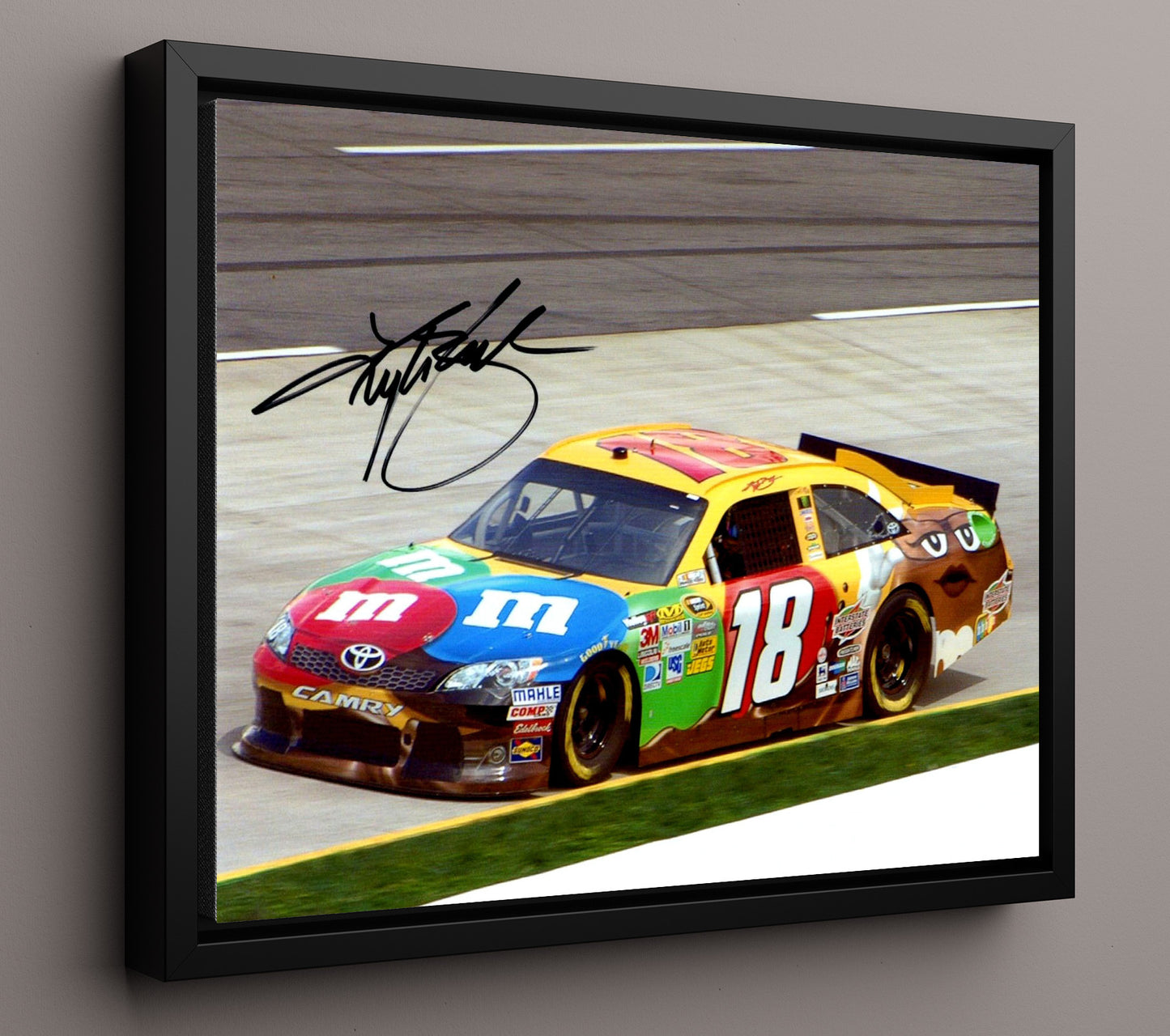 Kyle Busch - Victory Burnout Celebration - Unframed Print racing wall art