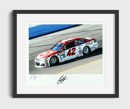 Kyle Larson - Target Chevrolet No. 42 - Canvas racing wall art