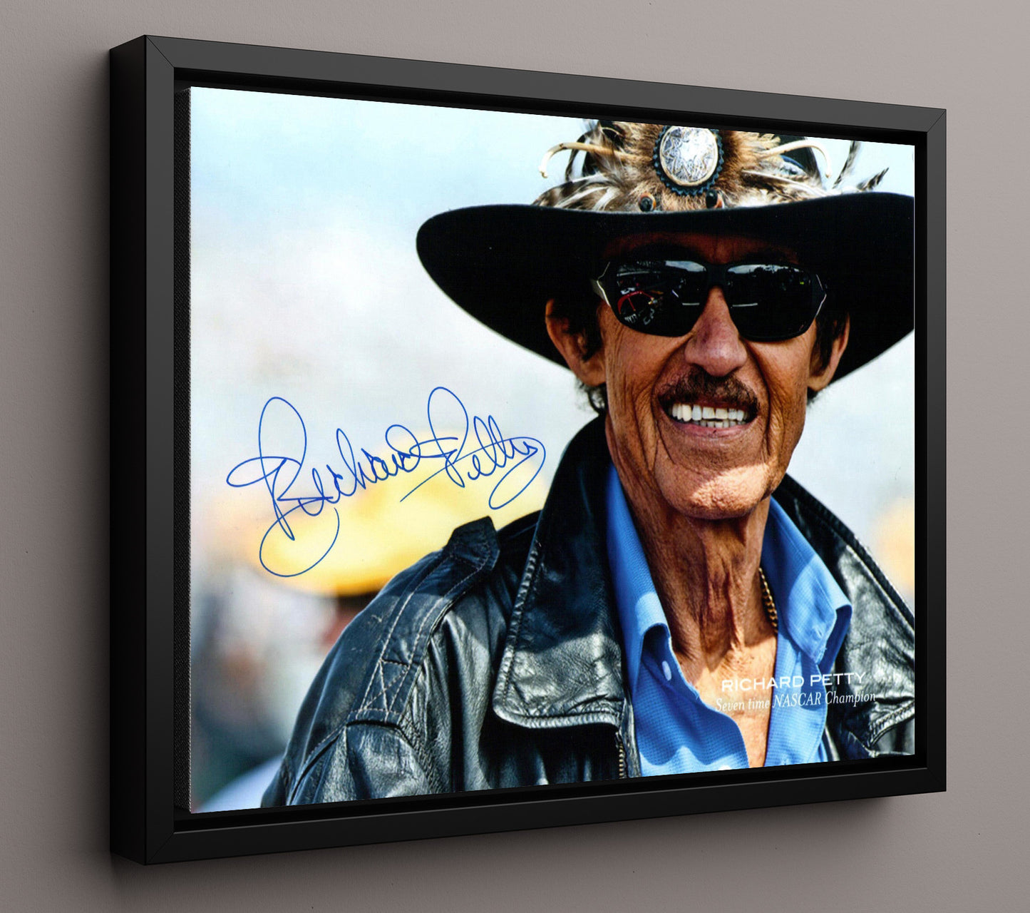 Richard Petty Classic Racing Legend - Unframed Print racing wall art