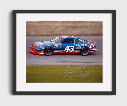 Richard Petty - STP No. 43 Race Car Profile - Canvas racing wall art