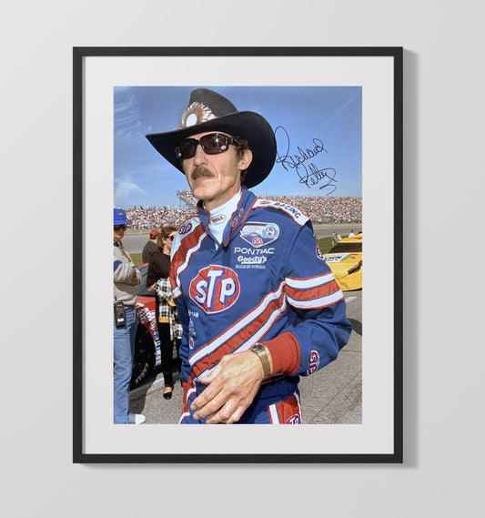 Richard Petty STP Pit Road - Canvas racing wall art