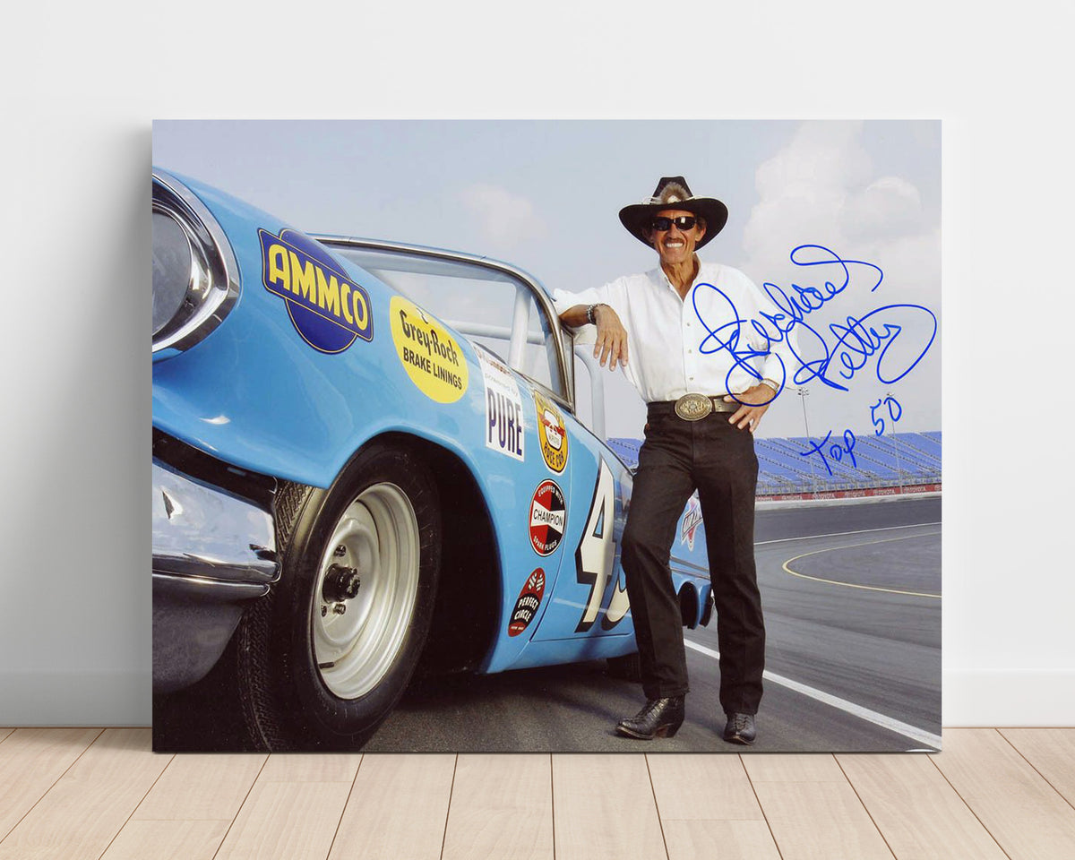 Richard Petty Seven-Time Champion Tribute - Gallery Frame racing wall art
