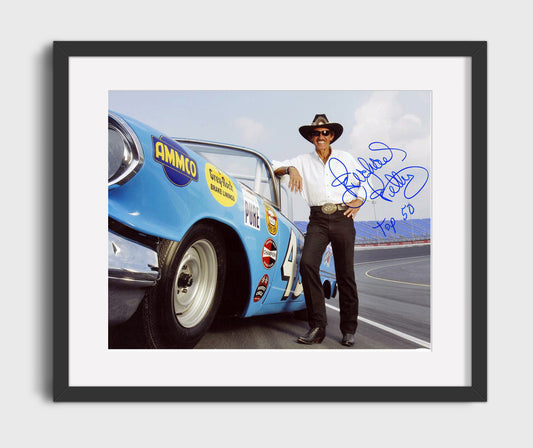 Richard Petty Seven-Time Champion Tribute - Canvas racing wall art