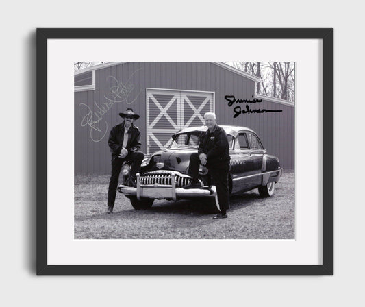 Richard Petty and Junior Johnson Racing Legends - Canvas racing wall art
