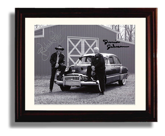 Richard Petty and Junior Johnson - Vintage Legends- Landscape.jpg Racing Wall Art 8x10 Beveled Frame wall art print – Racing Wall Art decor