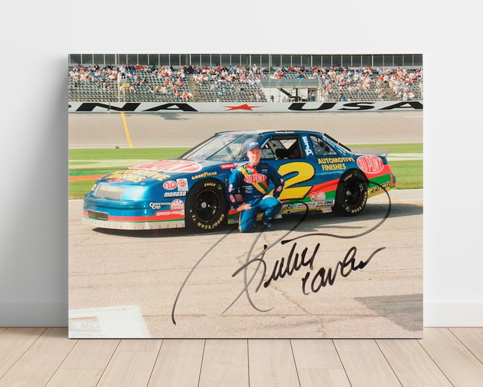Ricky Craven - Daytona Finish- Landscape.jpg Racing Wall Art 16x20 Unframed Print wall art print – Racing Wall Art decor