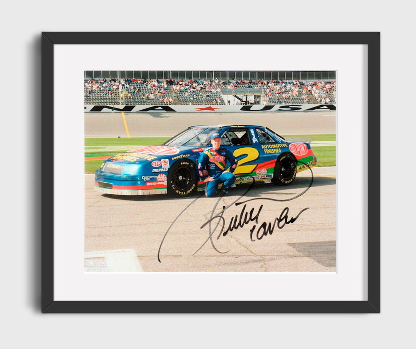 Ricky Craven - Daytona Finish- Landscape.jpg Racing Wall Art 16x20 Gallery Frame wall art print – Racing Wall Art decor