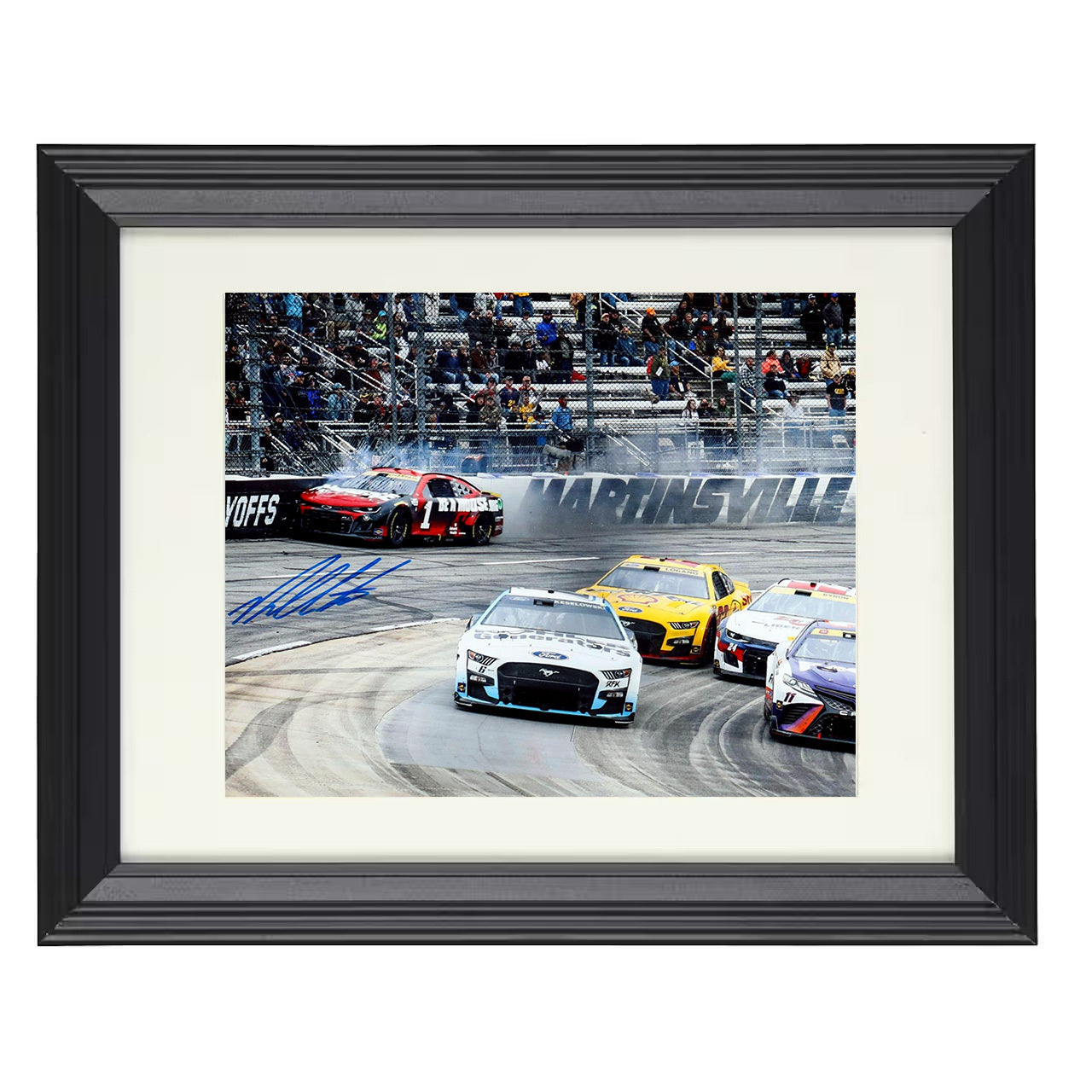 Ross Chastain – Martinsville Move 8x10 matted black framed racing wall art