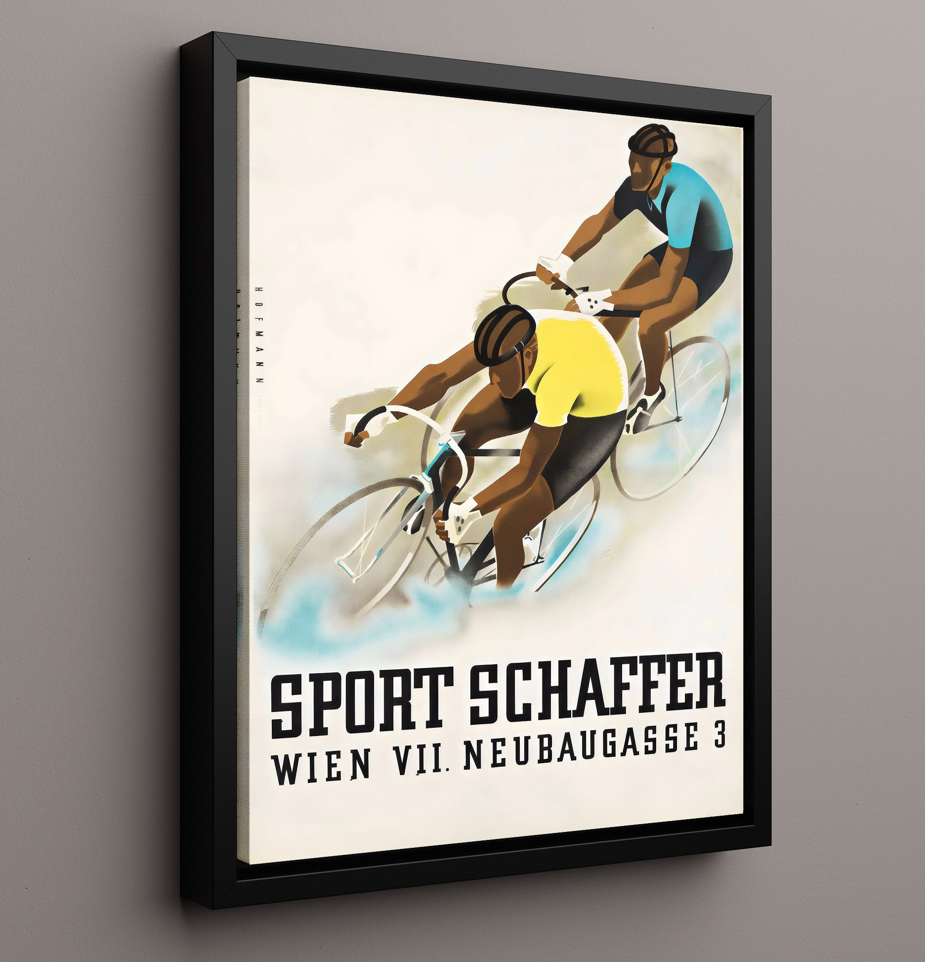 Vienna Cycling Sport Schaeffer Vintage Poster - Unframed Print racing wall art