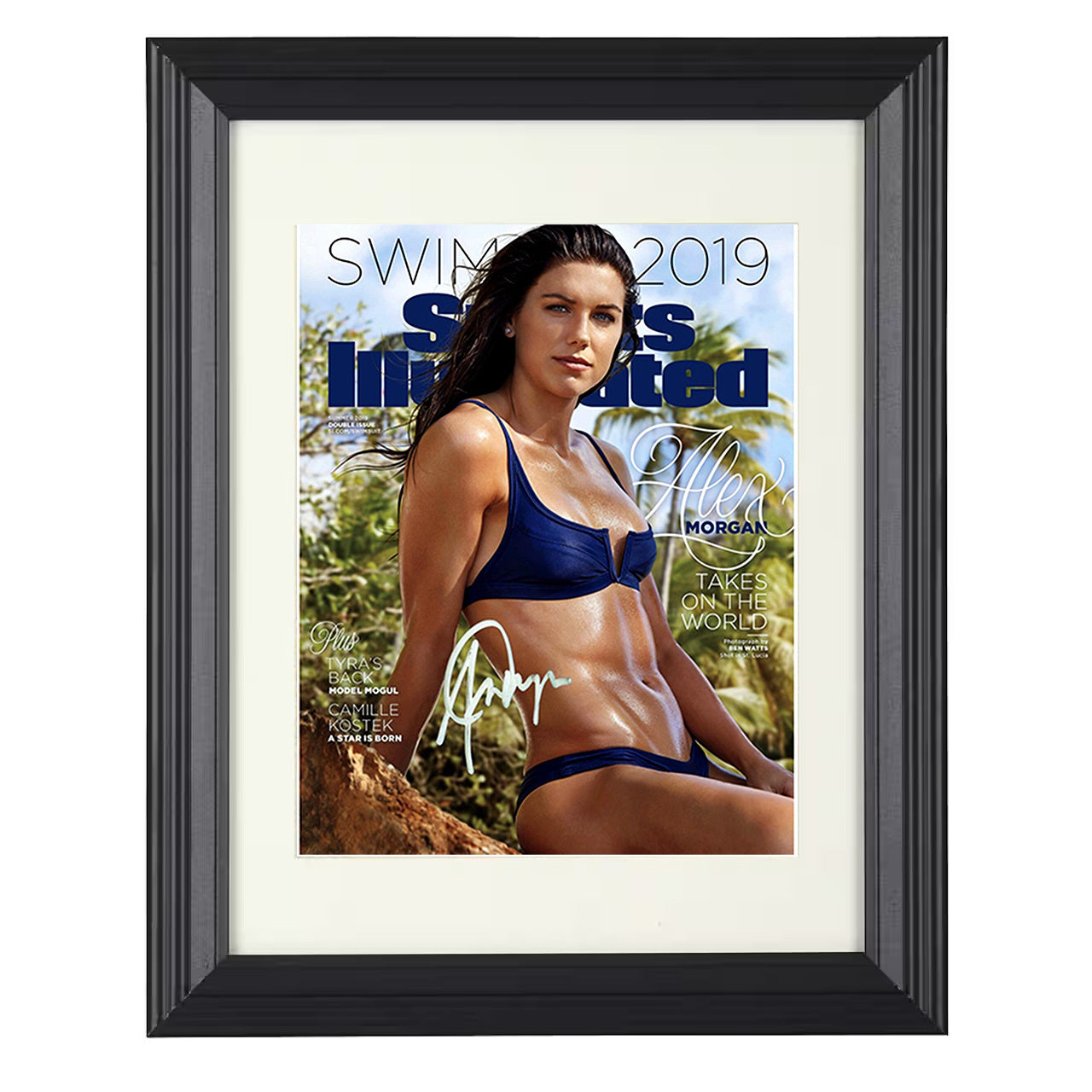 Alex Morgan – Star Power Image 2019 SI 8x10 matted black framed soccer wall art