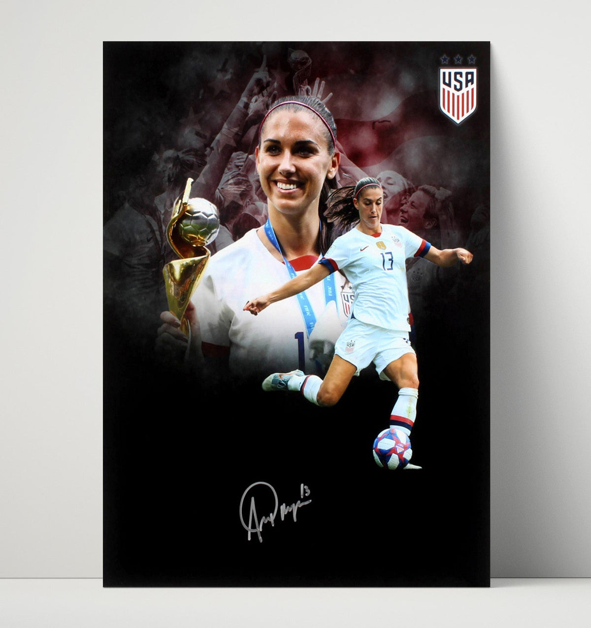 Alex Morgan – USA World Cup Trophy Celebration 2019 unframed semi-gloss poster print