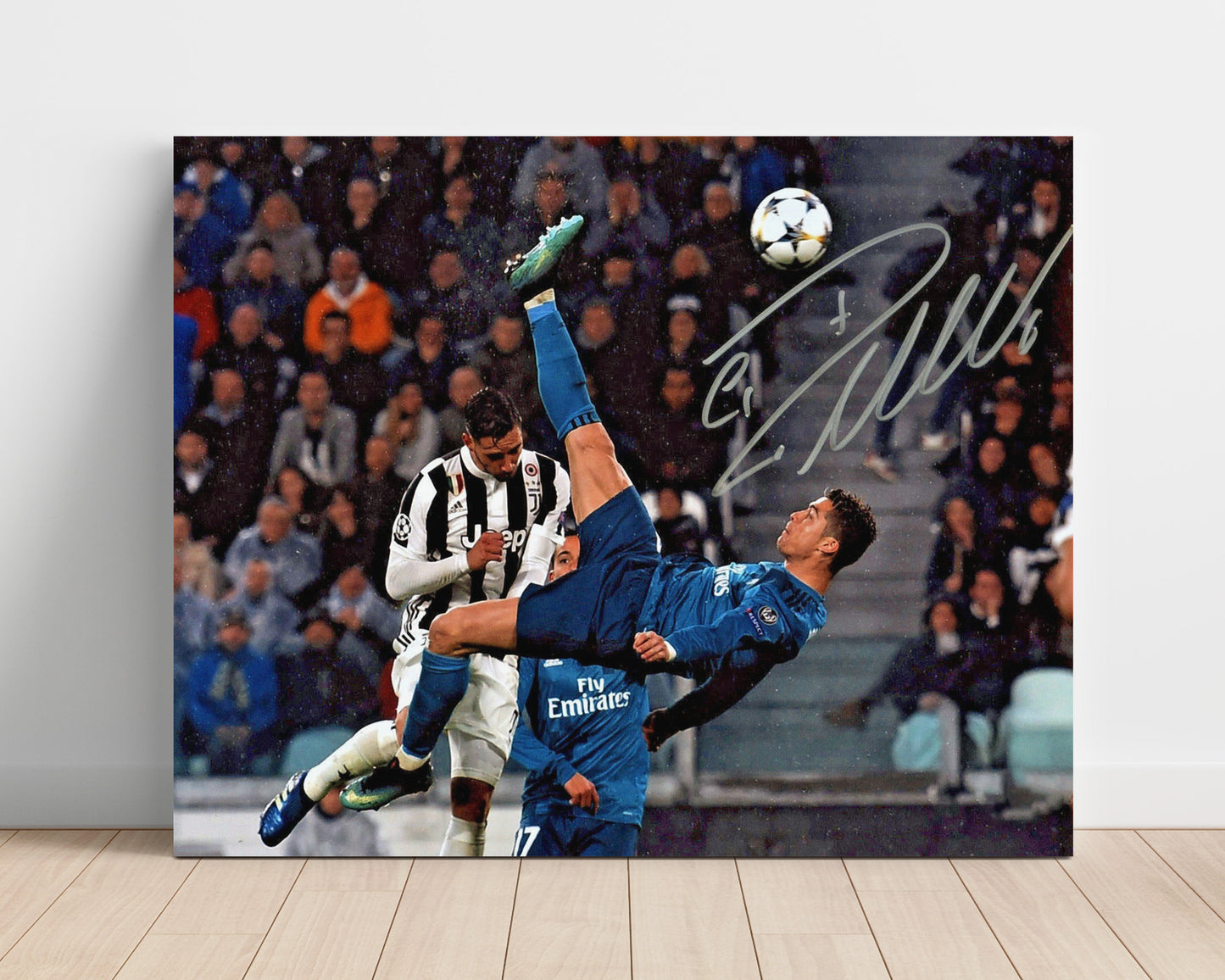 Cristiano Ronaldo Real Madrid Skyward Focus Soccer Print 16x20 Unframed Print soccer wall art print – Soccer Prints decor